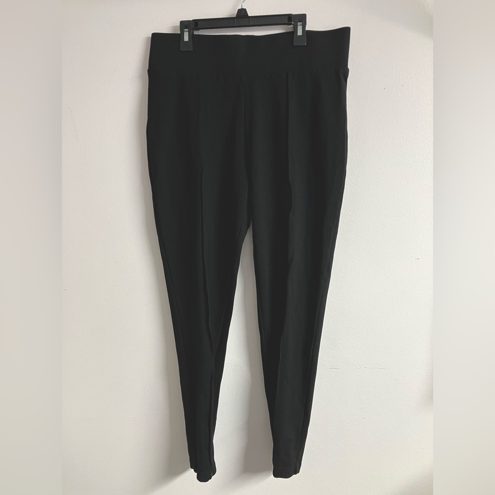 Seven 7 Women’s Ankle Pants, Large, High Waist, Black, Business/Office